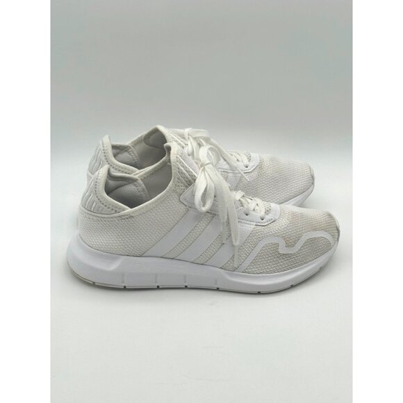 Adidas womens White Running Shoes Size 7 - Picture 1 of 9